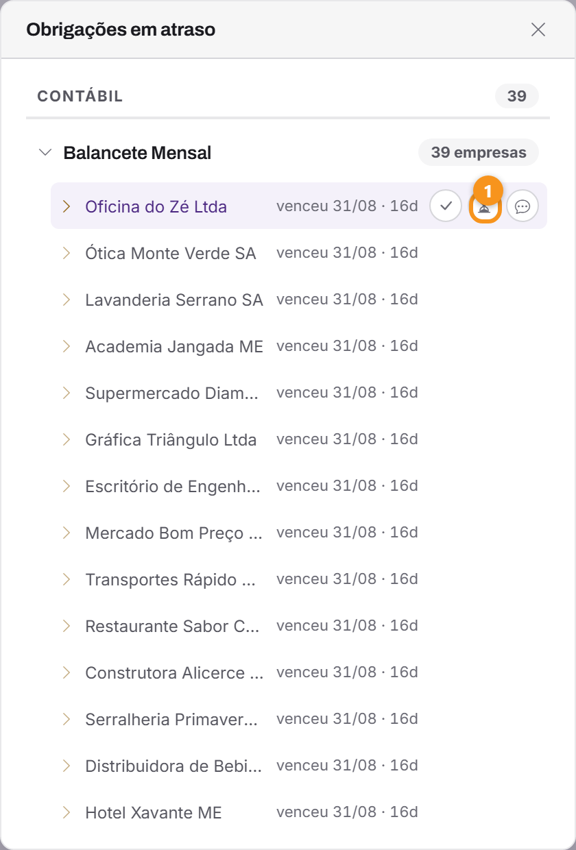 A ampulheta na fila: a tarefa para até o cliente mandar o que falta.